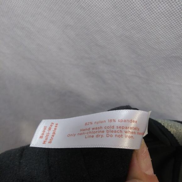 Cacique Lane Bryant Black Multi-Way Boost Strapless Bra Size 44G - Picture 10 of 11